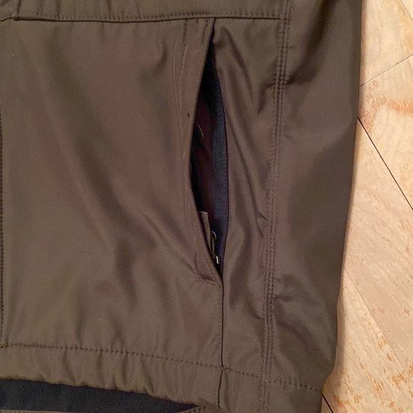 OLD NAVY Soft Shell Fleece Lined Chocolate Brown Spring/Fall Jacket - Picture 4 of 13